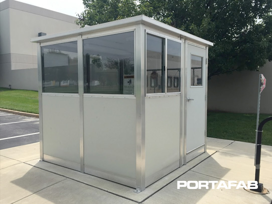 pre-assembled guard booth