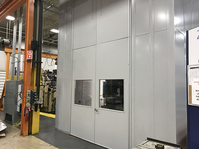 high-noise machinery enclosures