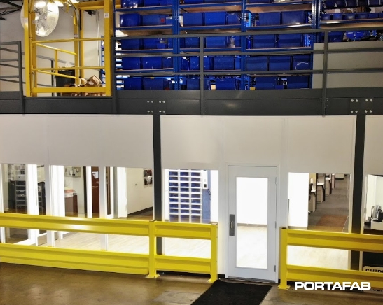 mezzanine storage and office solution