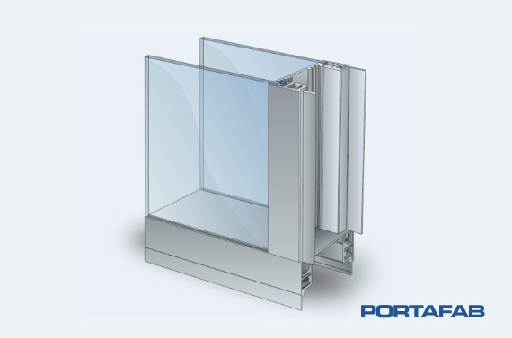 Modular Double Flush Windows, double flush windows for modular walls