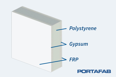 frp fire and sound panel illustration