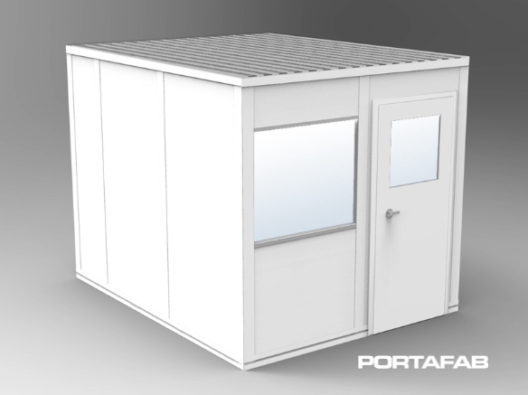 4-wall 8' x 10' prefab office