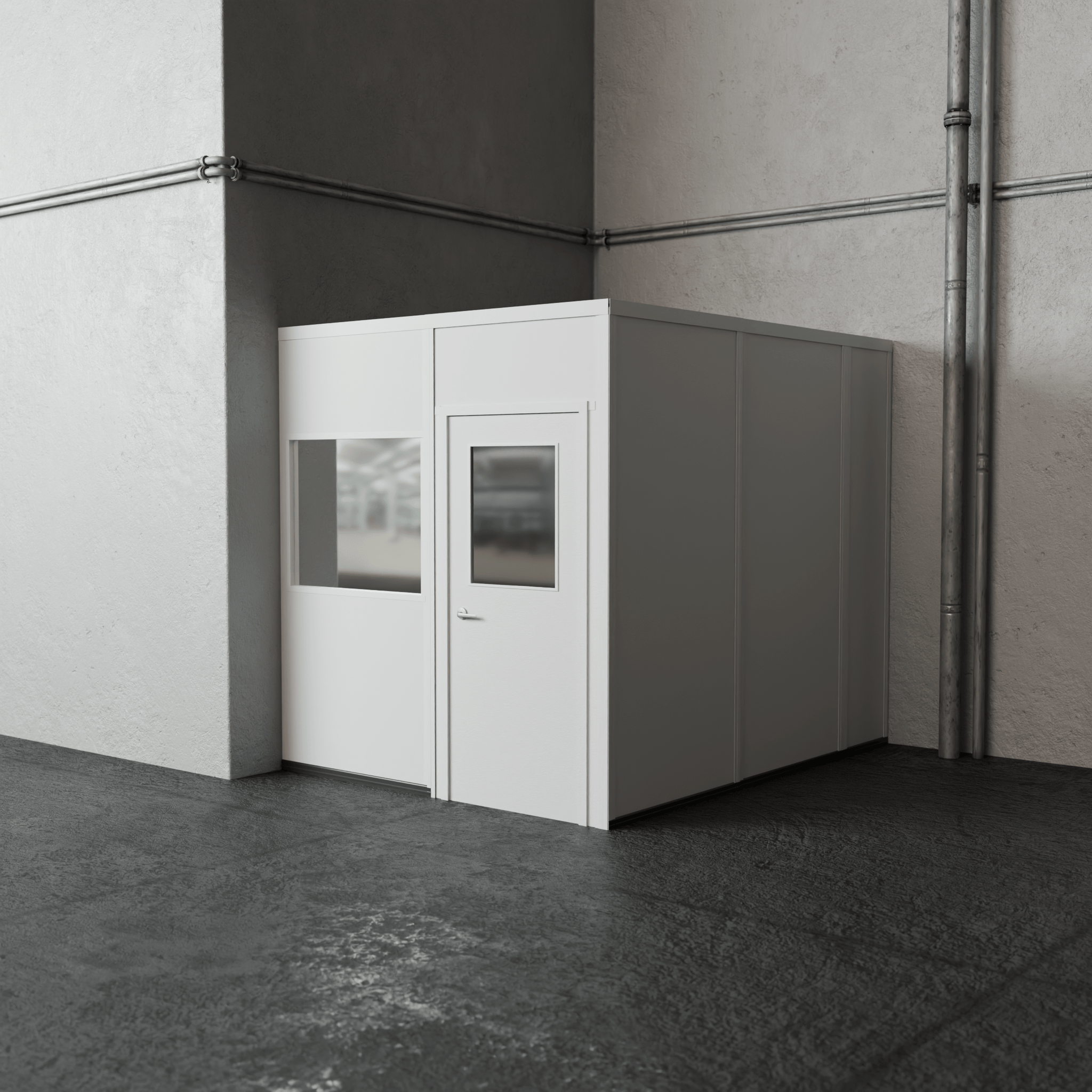 2-wall 8' x 10' prefab office