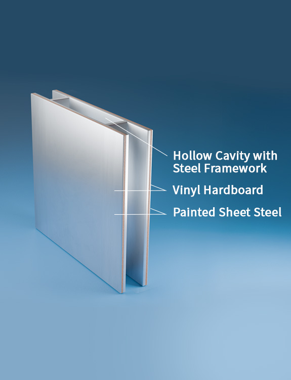 Hollow Cavity panel illustration