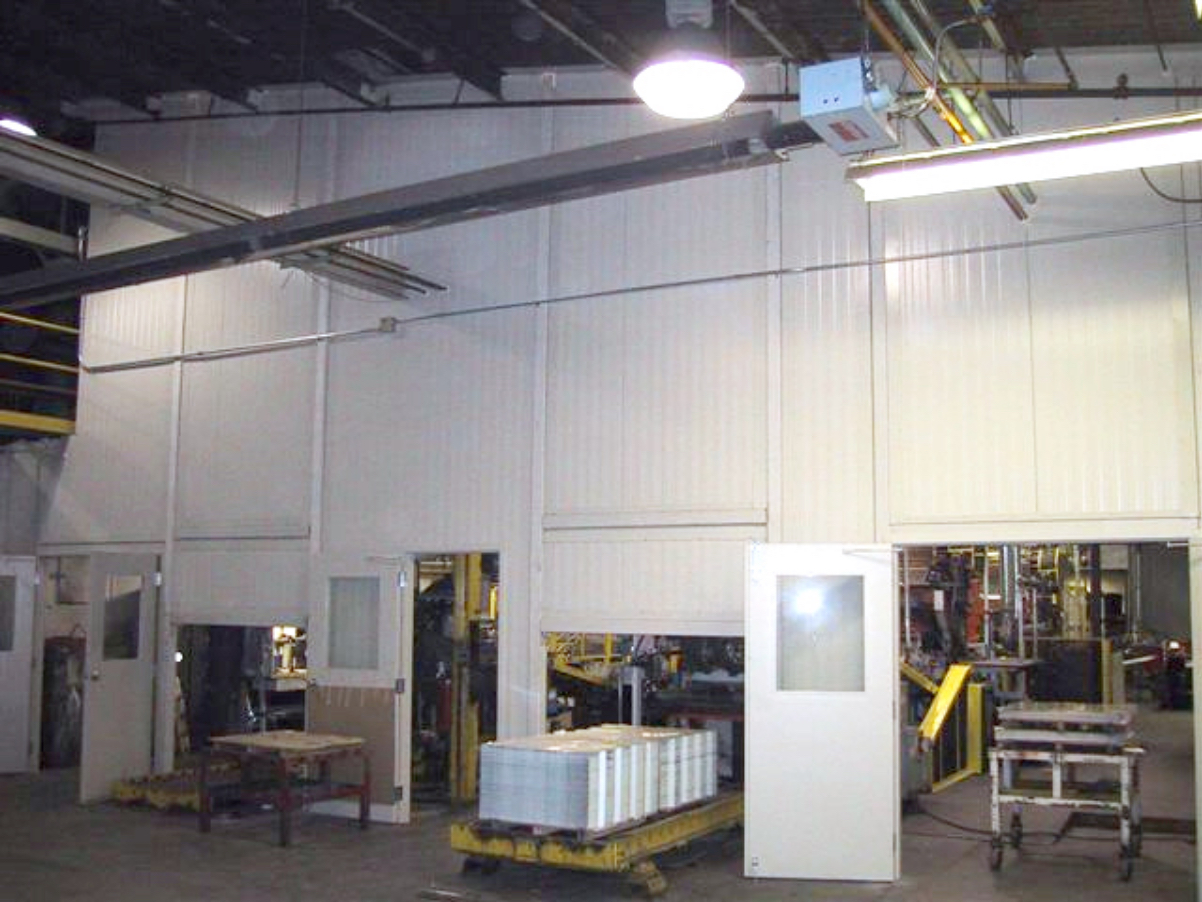 modular packaging room, modular packaging rooms, modular rooms for packaging