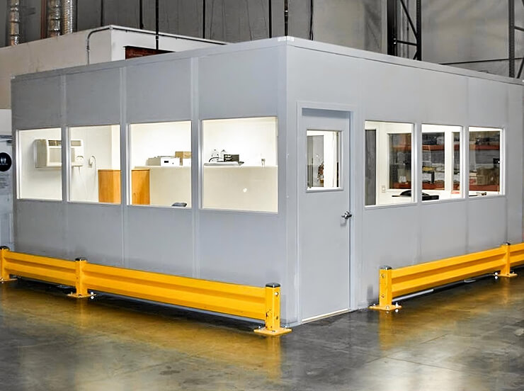 modular office for shipping area