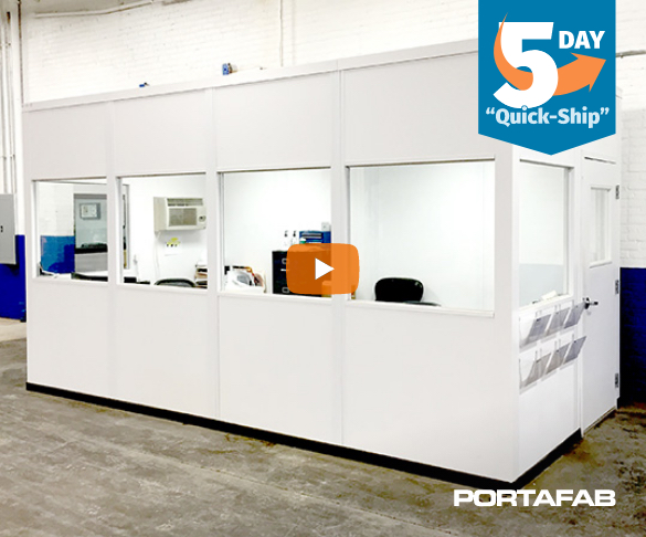 aircraft hangar office, portable office in aircraft hangar, modular office in aircraft hangar, aircraft hanger office building