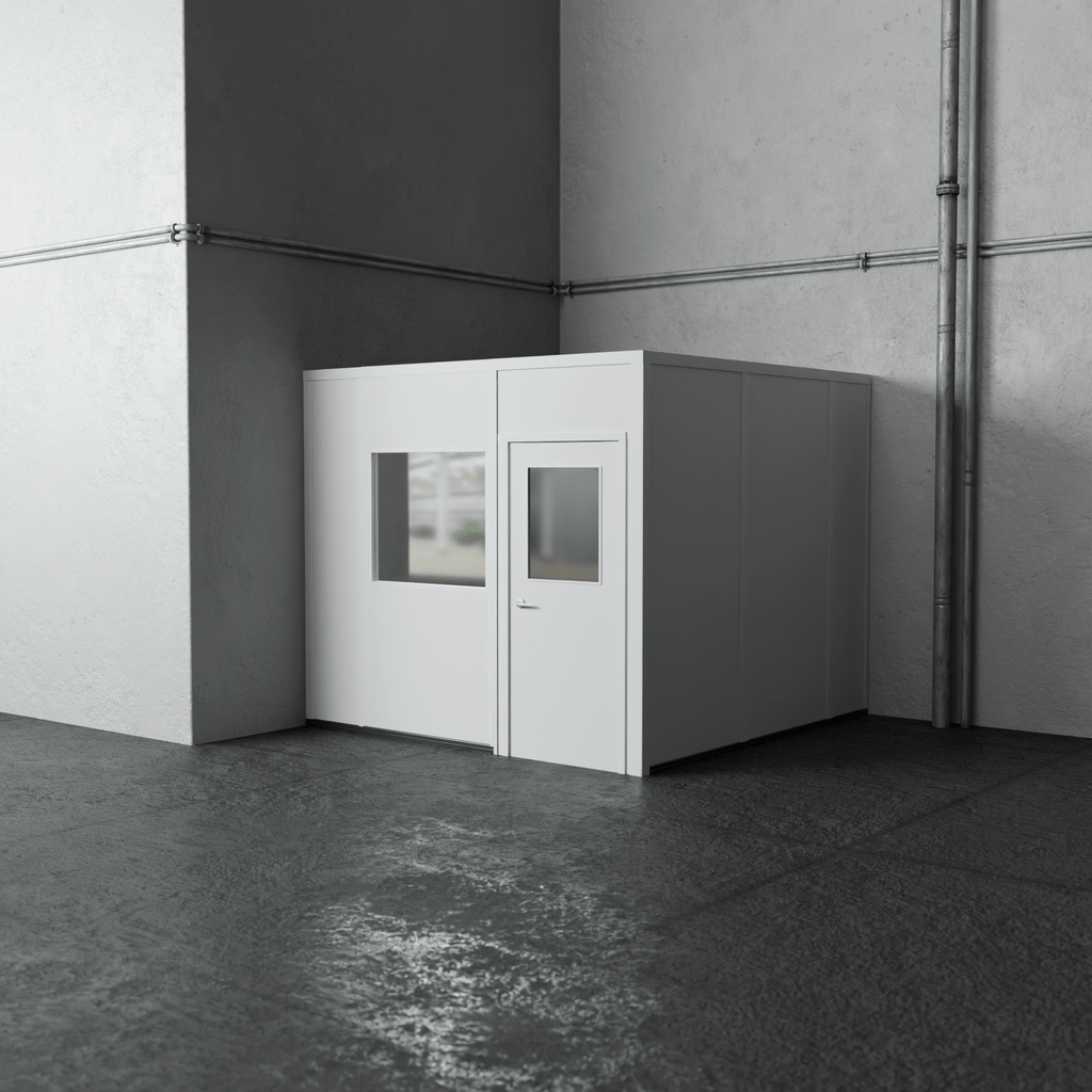 2-wall 10' x 10' prefab office