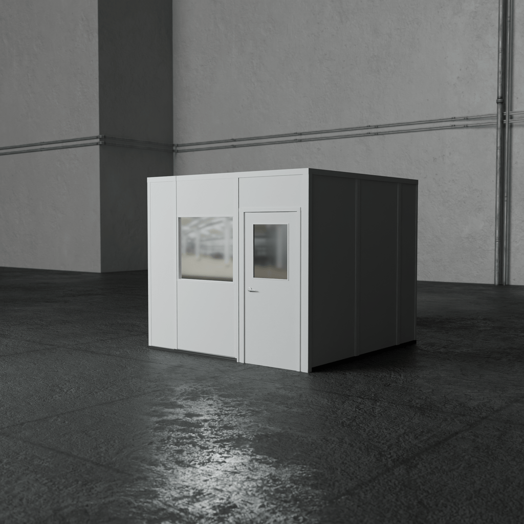4-wall 10' x 10' prefab office