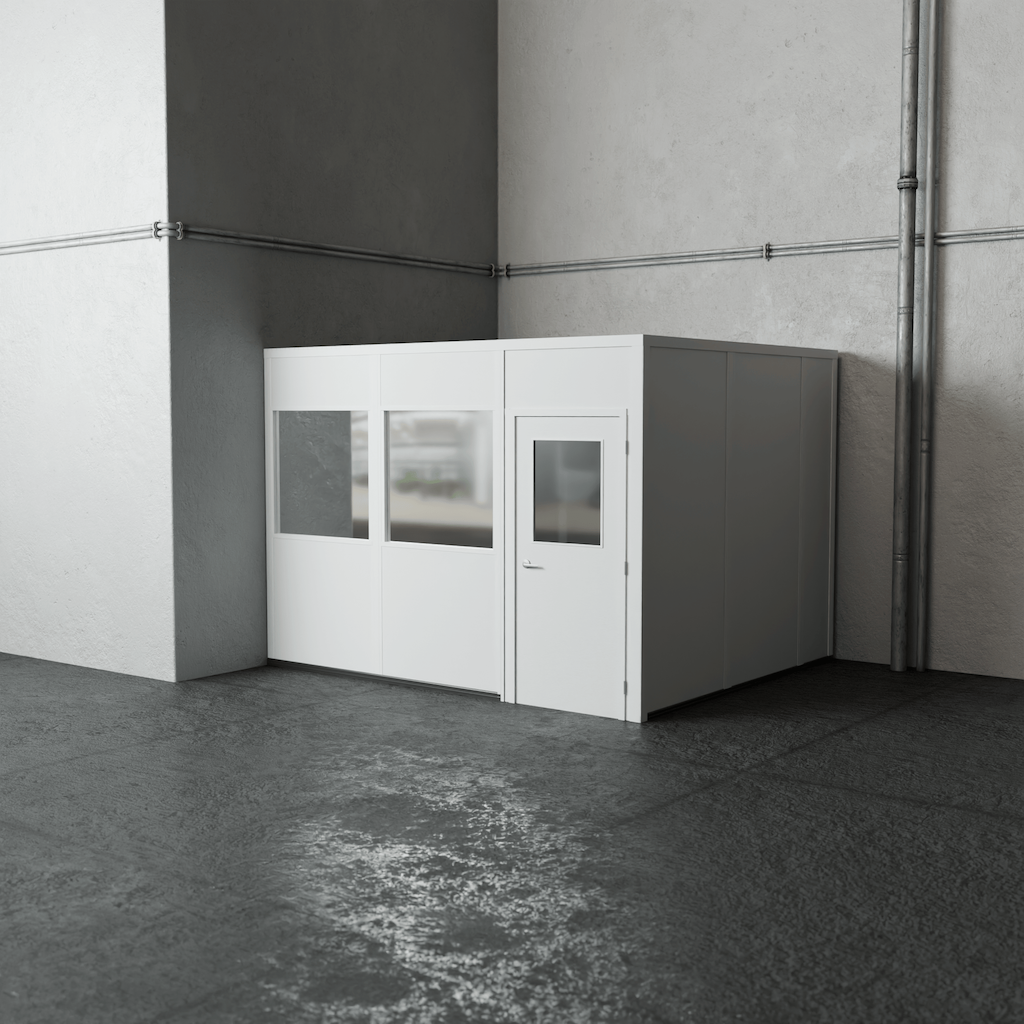 2-wall 10' x 12' prefab office