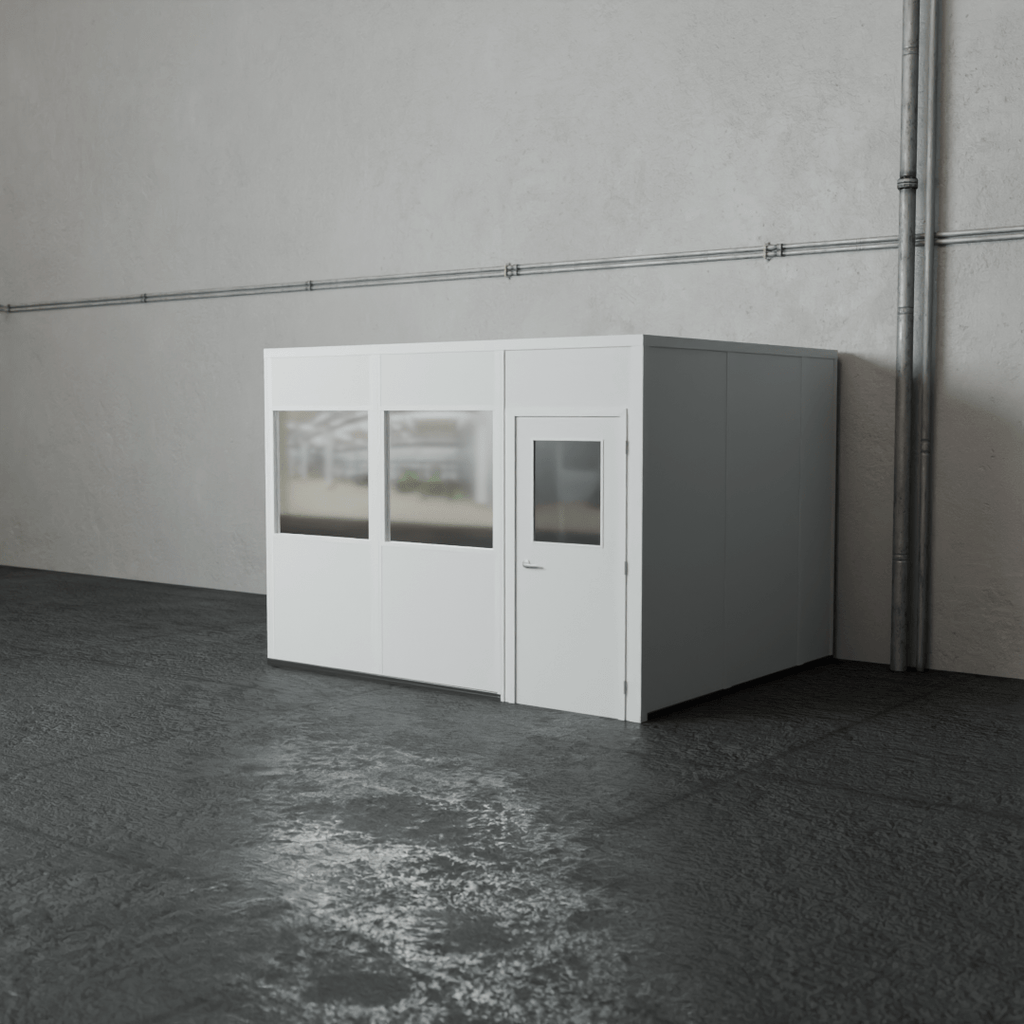 3-wall 10' x 12' prefab office
