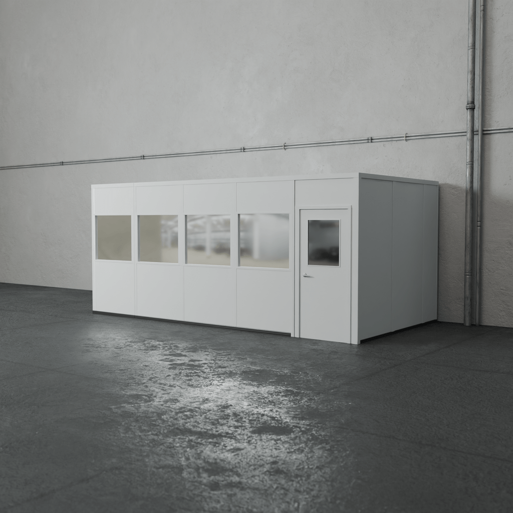 3-wall 10' x 20' prefab office