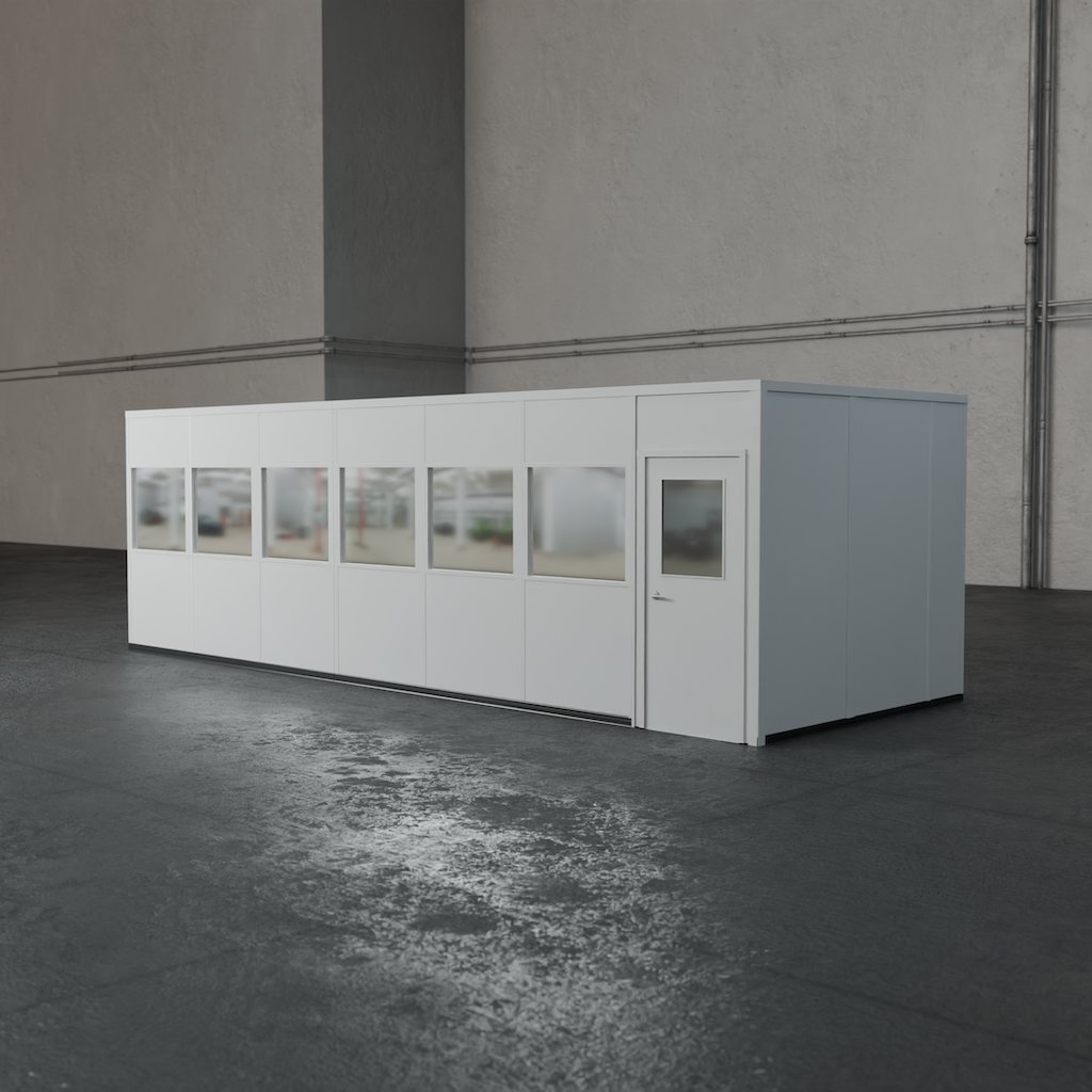 4-wall 10' x 28' prefab office