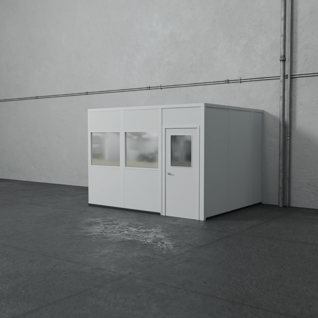 3-wall 12' x 12' prefab office