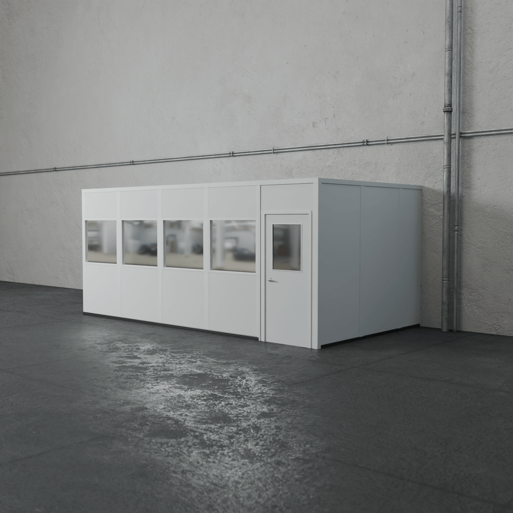 3-wall 12' x 20' prefab office