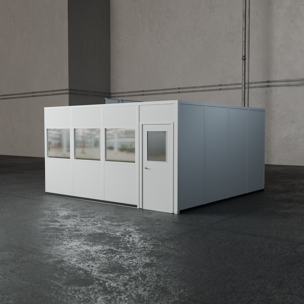 4-wall 16' x 16' prefab office
