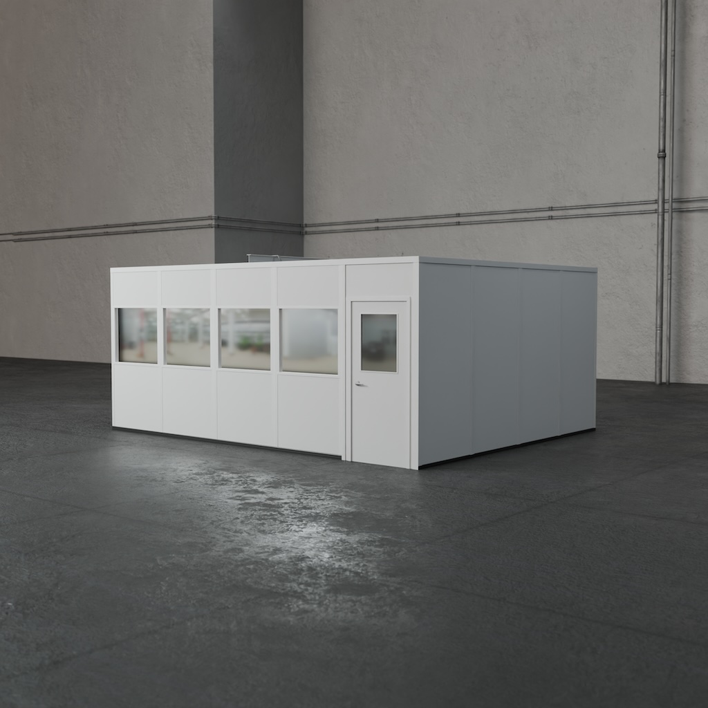4-wall 16' x 20' prefab office