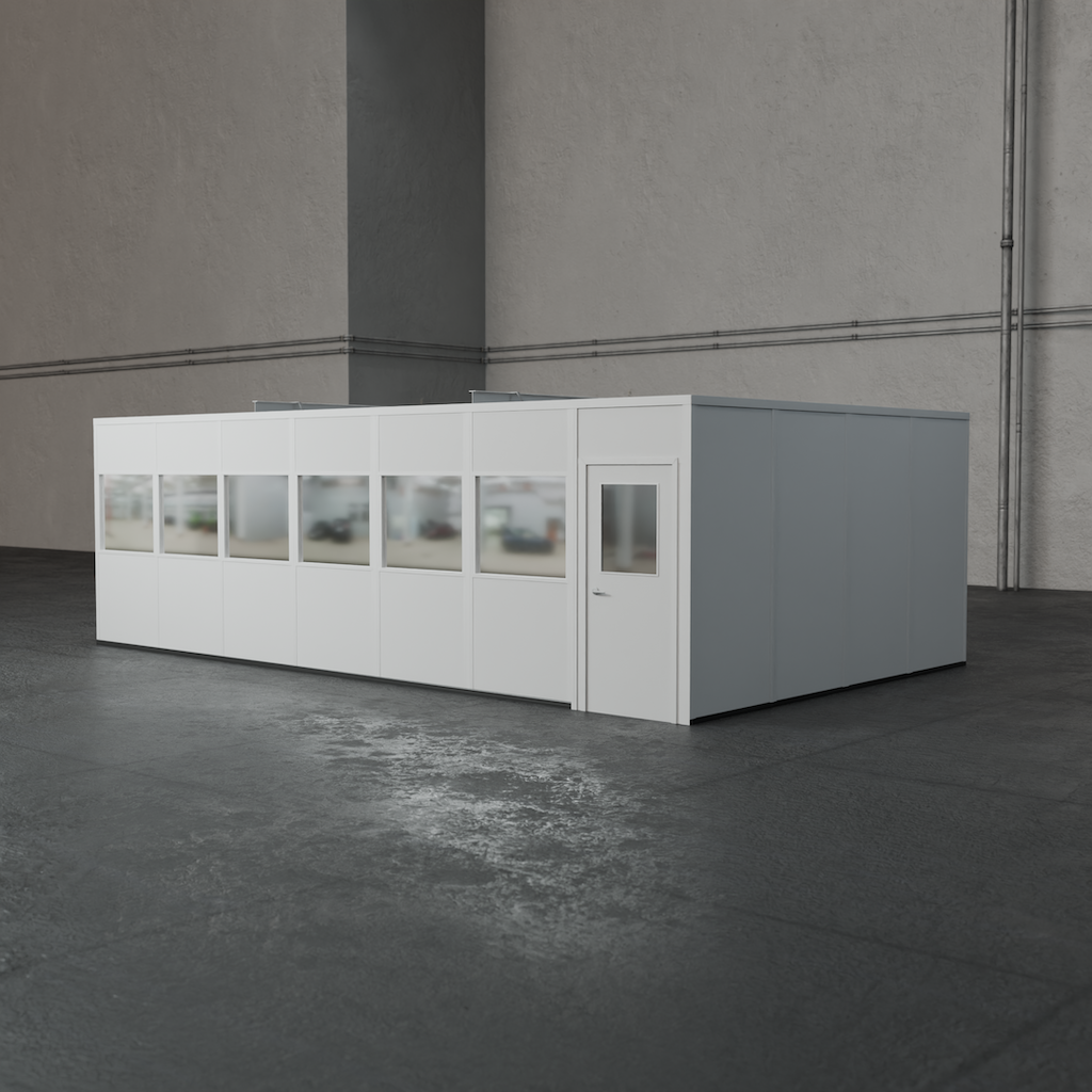 4-wall 16' x 28' prefab office