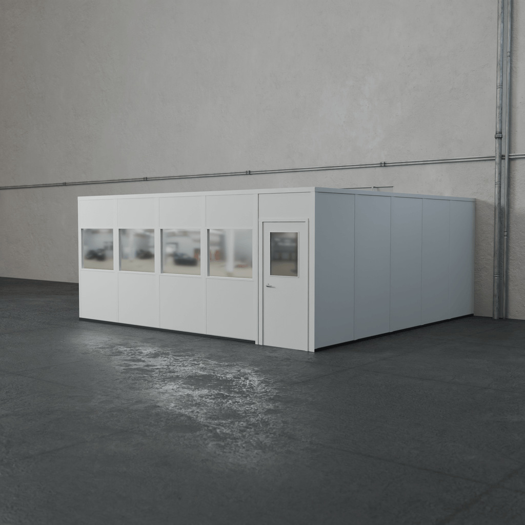 3-wall 20' x 20' prefab office