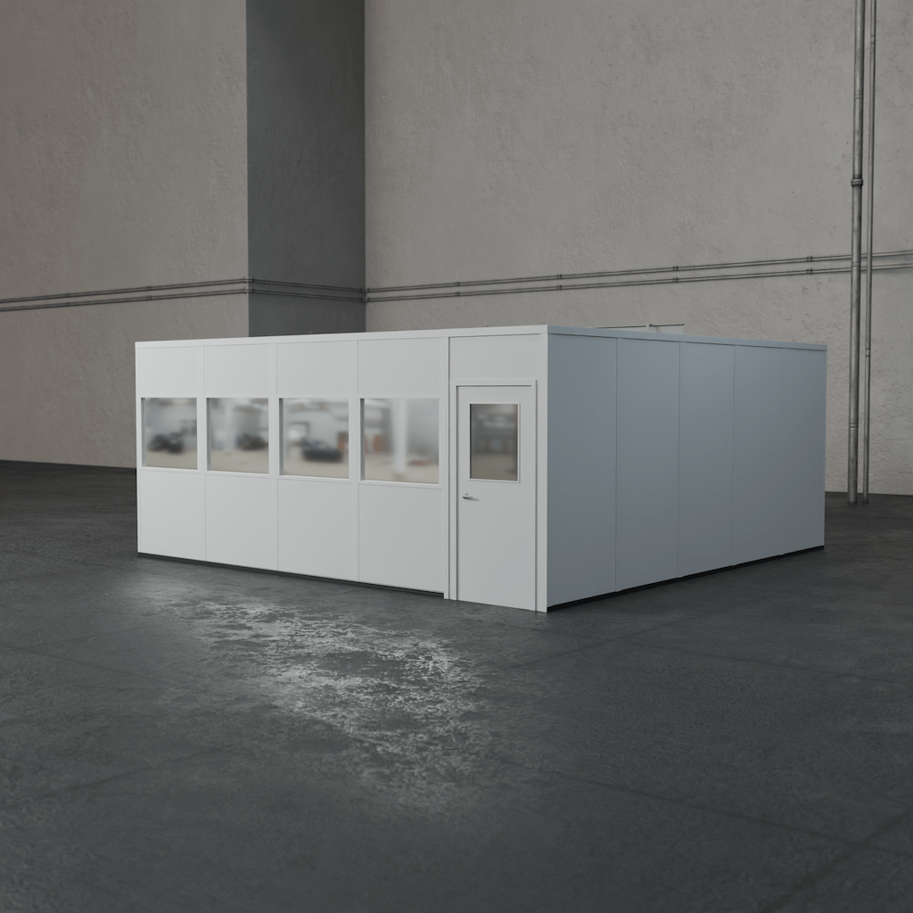 4-wall 20' x 20' prefab office