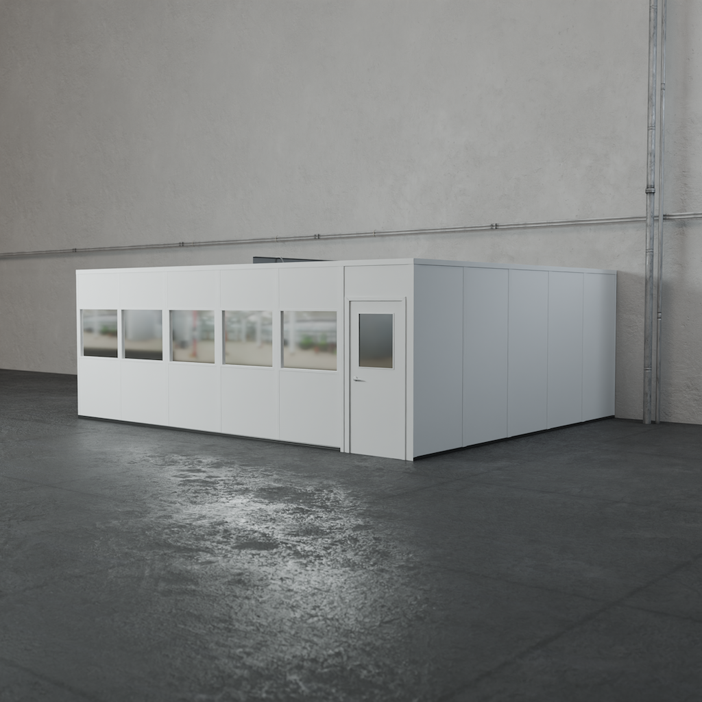 3-wall 20' x 24' prefab office