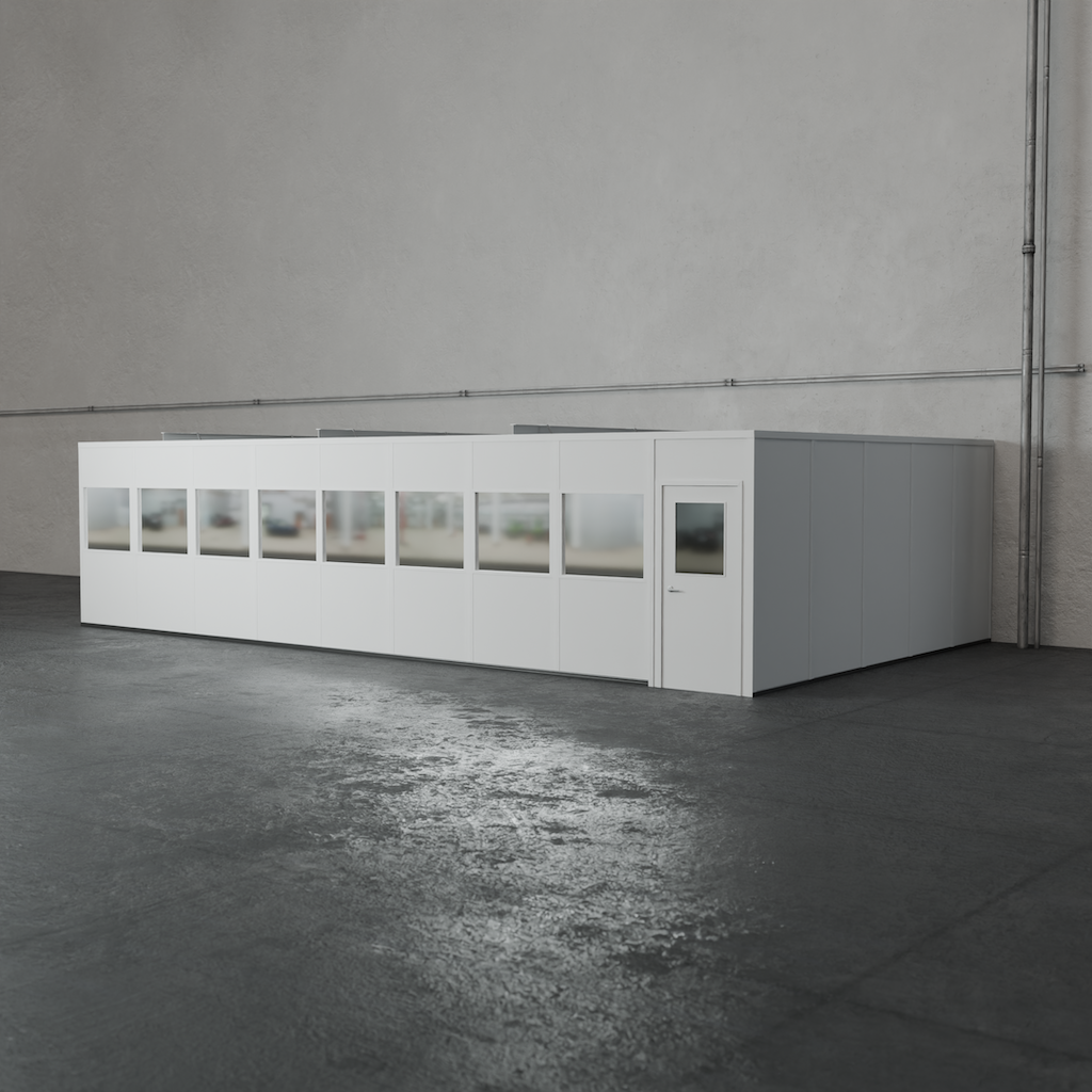 3-wall 20' x 36' prefab office