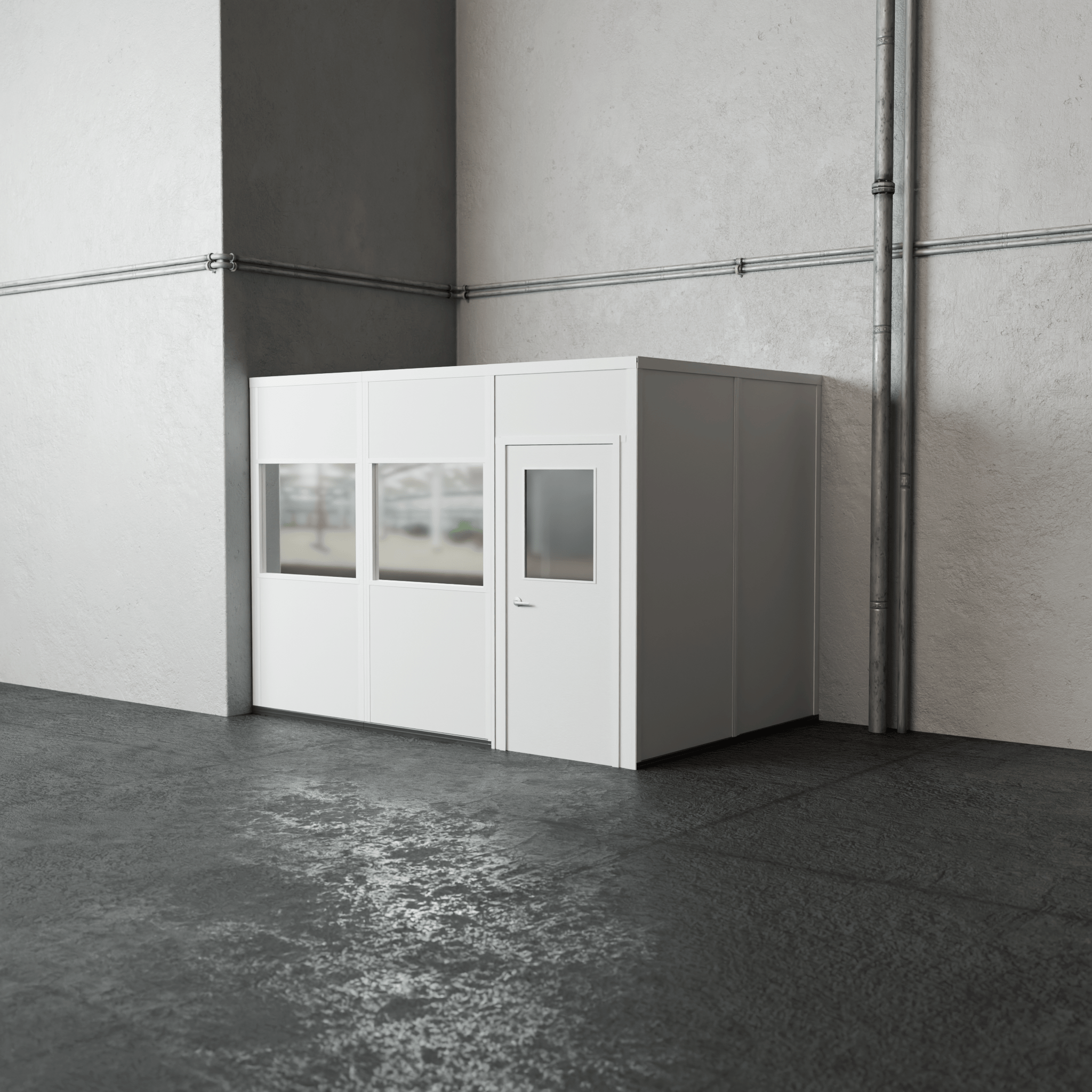 2-wall 8' x 12' prefab office