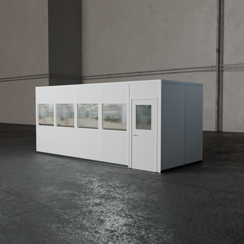 4-wall 8' x 20' prefab office