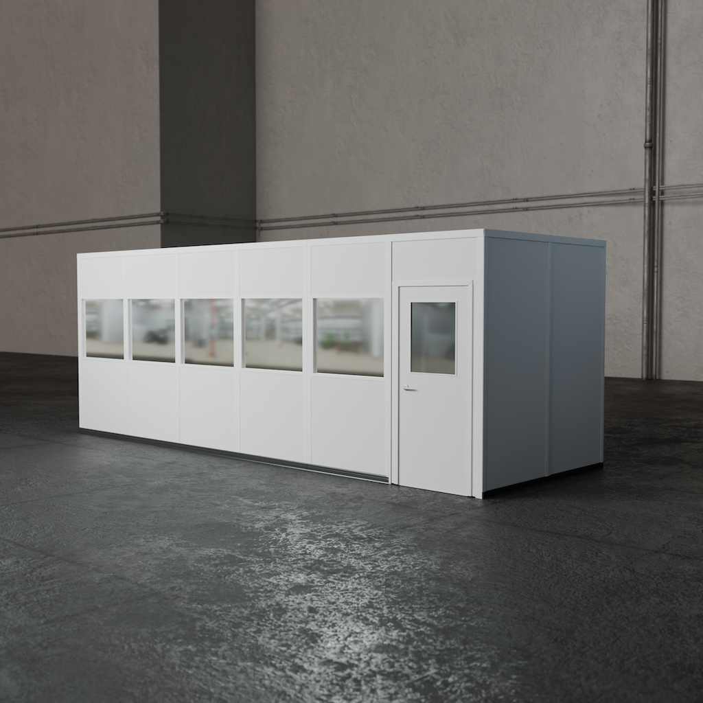 4-wall 8' x 24' prefab office
