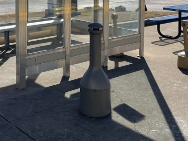 cigarette urns shelter