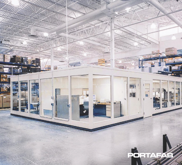 Modular Warehouse Offices | PortaFab Modular Building Systems