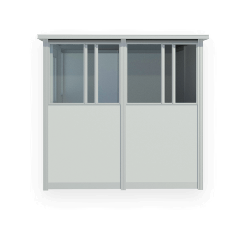 sliding booth windows