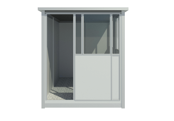 sliding booth door