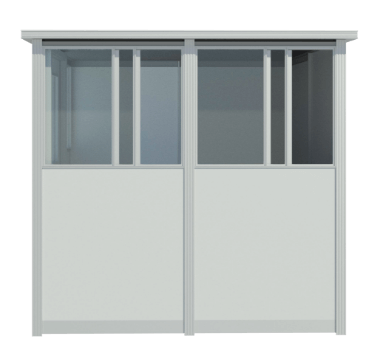 sliding booth window