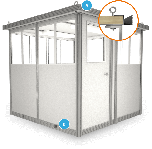diagram of booth portability features