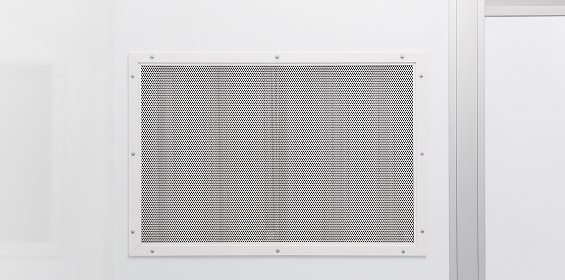 Vent in modular office