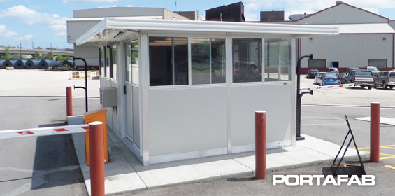 preassembled guard booth