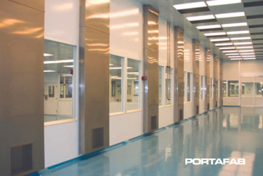 portamax 458 cleanroom wall