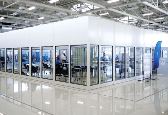 glass wall panels and partitions