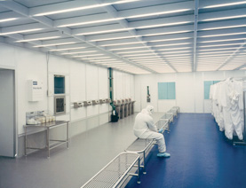 wall partitions for an isolation room