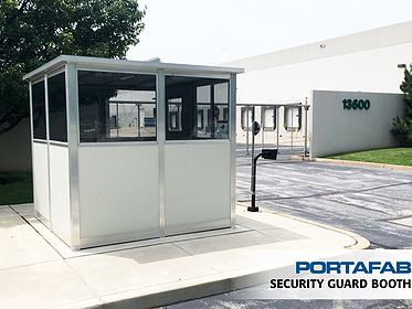 Security Guard Booth - PortaFab Modular Booths & Shelters