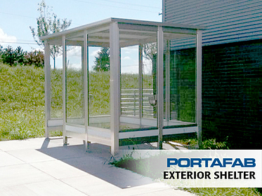 Exterior Shelter - PortaFab Modular Booths & Shelters