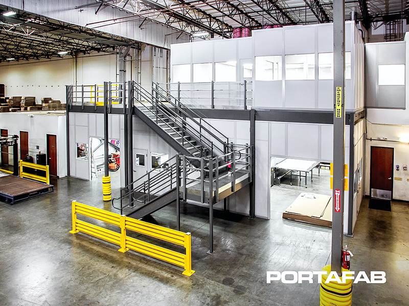 Industrial Mezzanines & Mezzanine Office Space | PortaFab