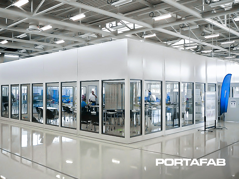 Gallery Industrial Partition | PortaFab Photo
